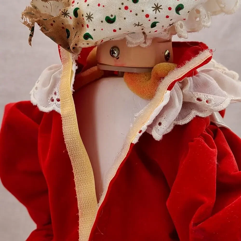 1995 Vintage Animated Telco MRS Santa Claus 24” Motionette Lighted, WORKS - READ